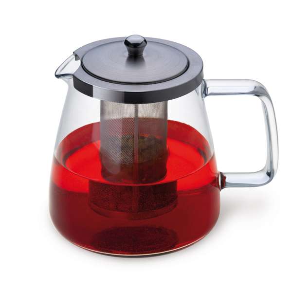 Simax Glass Teapot Charme W/Strain & Lid 1.1L.