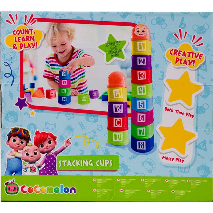 Cocomelon 10 Stacking Cups.