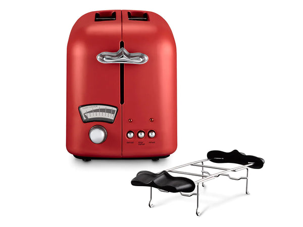 Argento 2 Slice Toaster - Red.