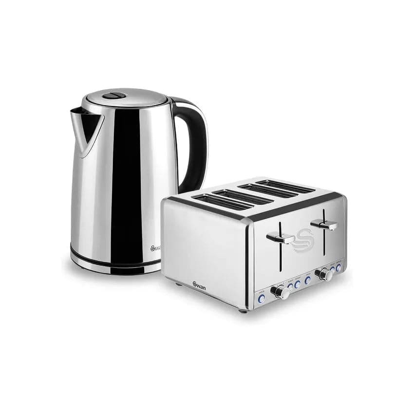 Swan Retro Dome Cordless Kettle & 2 Slice Toaster