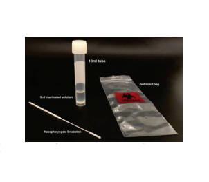 Disposable Virus Sampling Collection Kit Oral Or Nasal Swab Stick.