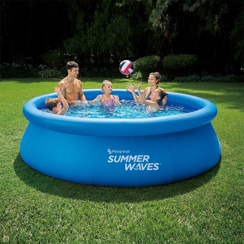 10FT Summer Waves Quick Set Ring Pool.