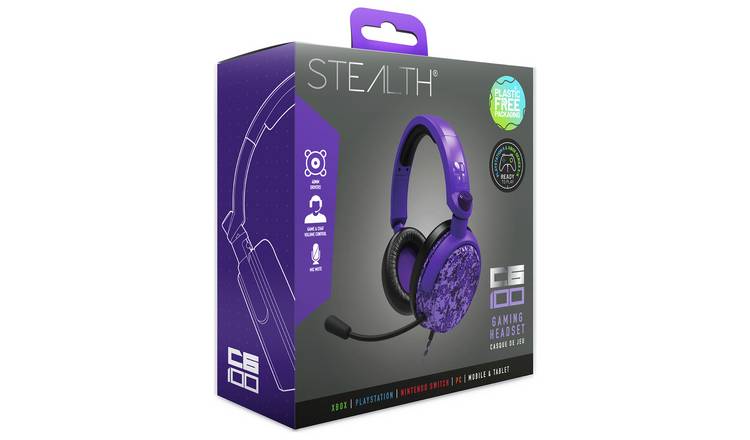 ABP:STEALTH C6-100 HEADSET DIGITAL PURPL