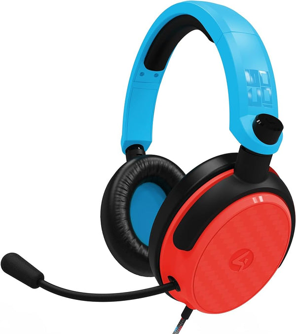 ABP: 4GAMERS C6-100 HEADSET NEON BLUE/RE