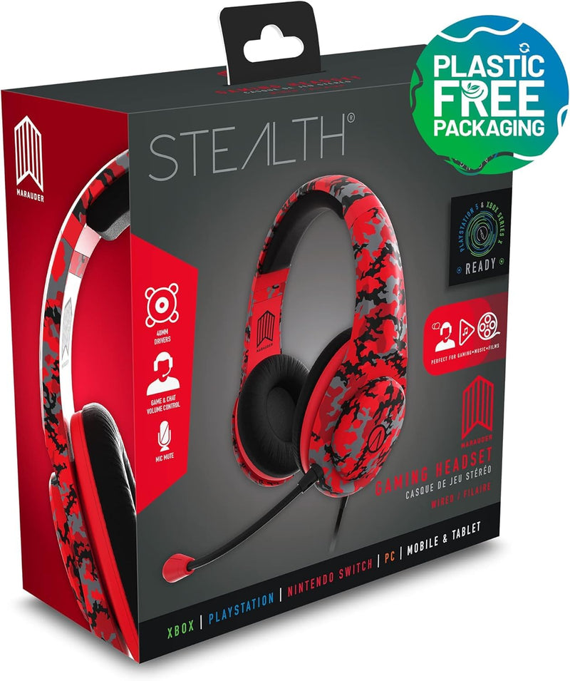 ABP: 4GAMERS MARAUDER HEADSET RED CAMO