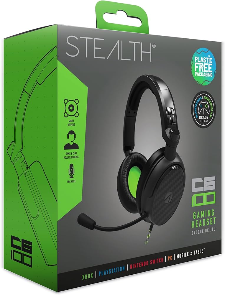 ABP:STEALTH C6-100 HEADSET DIGITAL GREEN