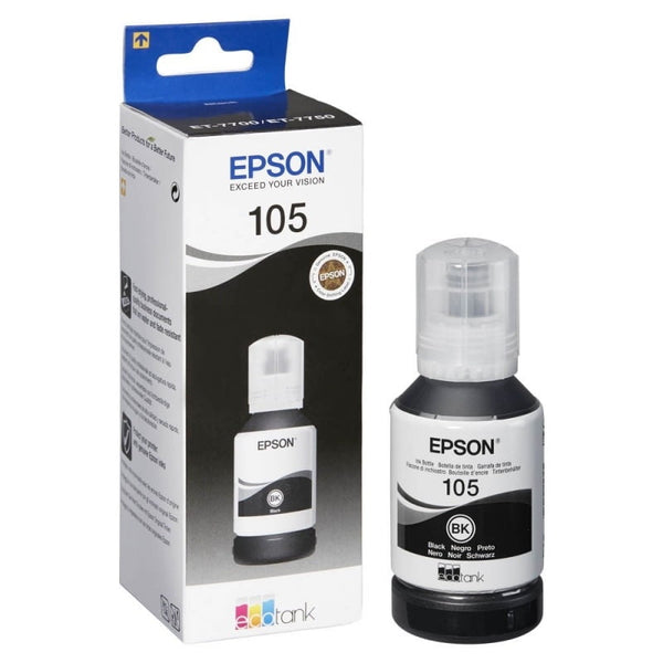 EPSON 105 EcoTank Pigment Black ink bottle