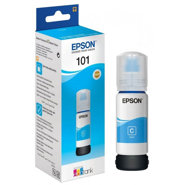 EPSON 112 EcoTank Pigment Cyan ink bottle