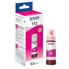 EPSON 112 EcoTank Pigment Magenta ink bottle
