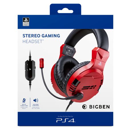 NAC: STEREO HEADSET_V3 RED