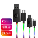 ABP: 4GAMERS LIGHT UP CABLE 2M TWIN PACK