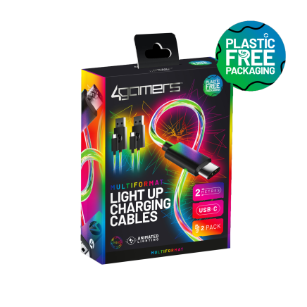 ABP: 4GAMERS LIGHT UP CABLE 2M TWIN PACK