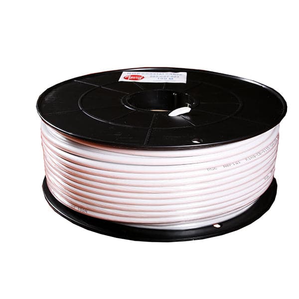 Cable Rg6u White (100mt) 96 Braid.