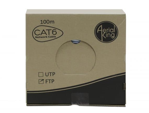 Cable Cat6 Ftp 24awg White (100m).