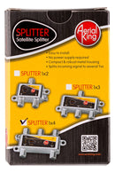 Splitter 4 Way (5-2150mhz) – 1 X Dc.