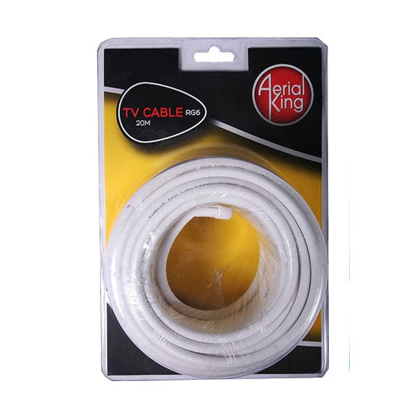 Cable Rg6 White (20mt)(Retail).