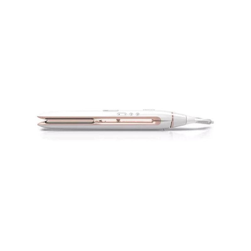 Philips Moistureprotect Straightener - Pearl White & Rose Gold.