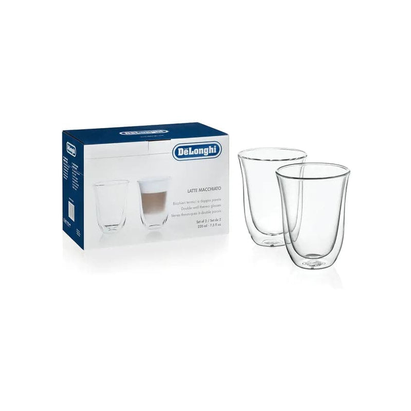 De'longhi Double Walled Latte Macchiato Glasses.