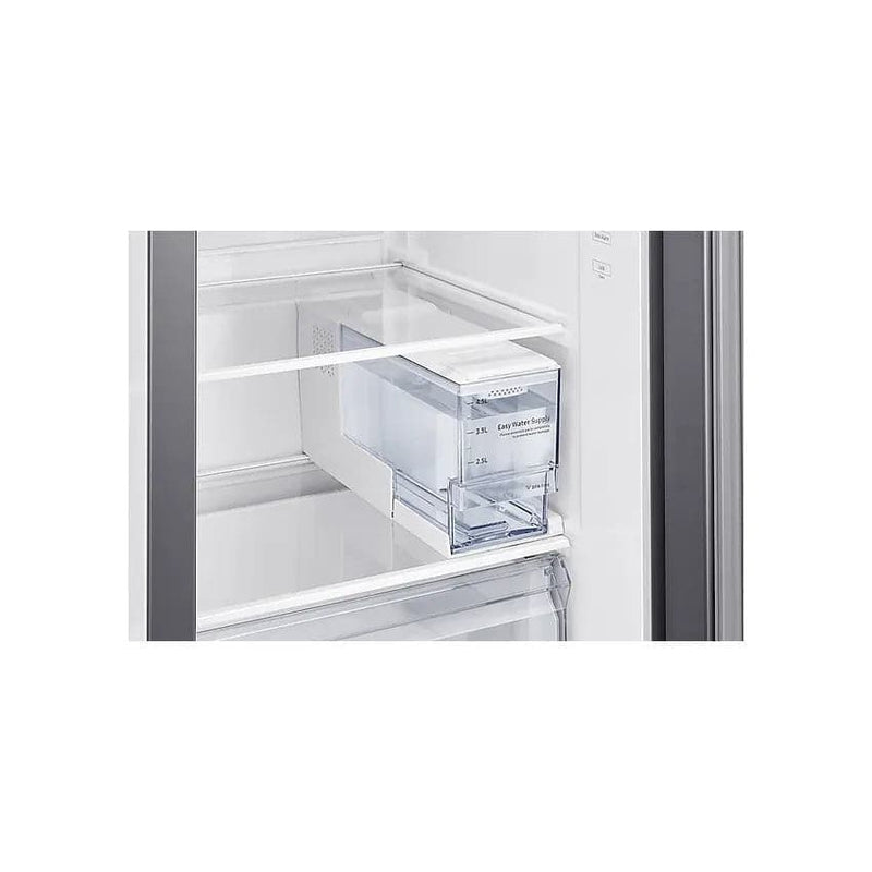 Samsung 617L 2 Door Frost Free Side By Side Fridge With Ice Dispenser - Gentle Silver.