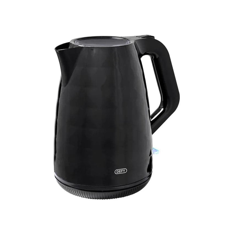 Defy 1.7L Plastic Kettle - Black.