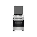 Ferre 60cm 4 Electric Burner Electric Oven - Inox Silver.