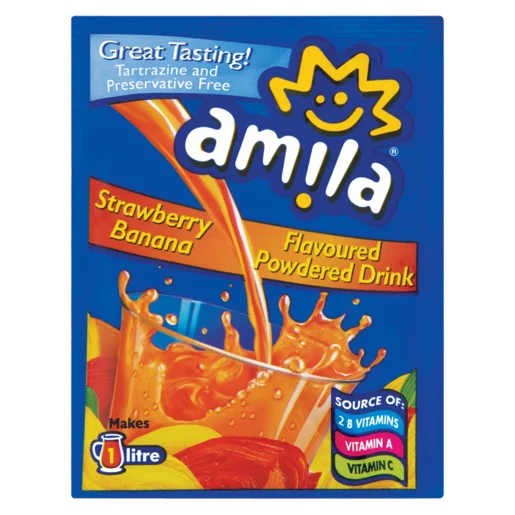 Amila Powder Strawberry Banana 1x15x45g.