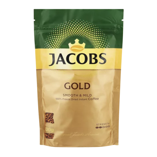 Jacobs Kronung 100g Gold Pouch.