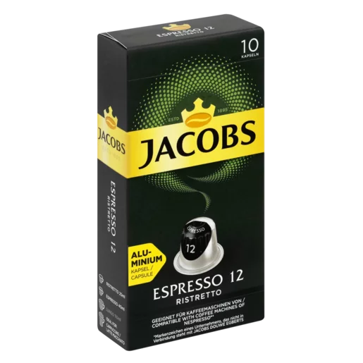Jacobs Caps Espresso 12 Ristretto 10's x10.