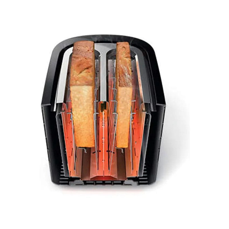 Philips Viva Collection Toaster Black.