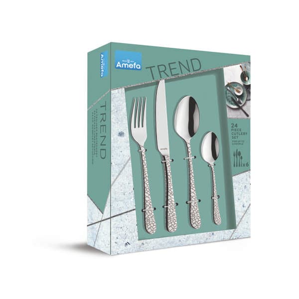 Cobble 24pce Cutlery Set.