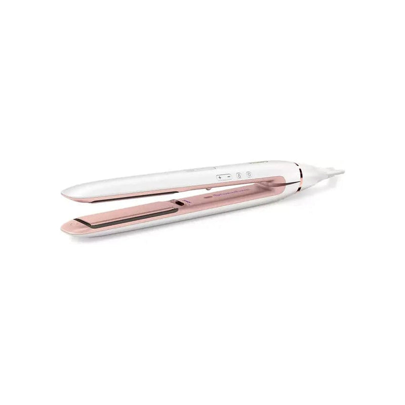 Philips Moistureprotect Straightener - Pearl White & Rose Gold.