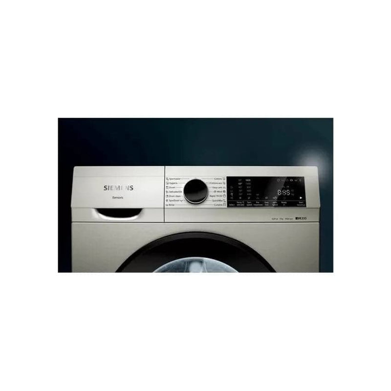 Siemens Iq300 9kg Frontloader Washing Machine - Silver Inox.