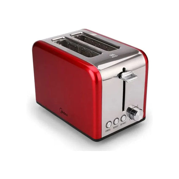 Midea 2 Slice Toaster With Toaster Rack - Red.