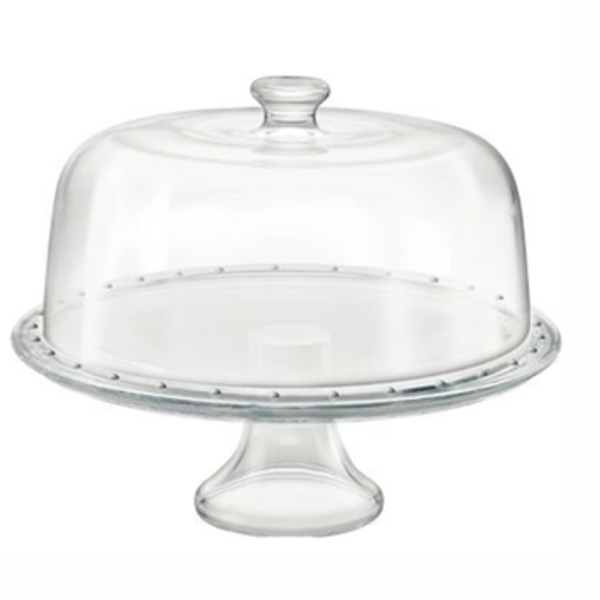 Palladio Footed Cake Plate 31 W/Dome.