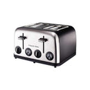 Russell Hobbs 4 Slice Toaster - Matte Black / Stainless Steel.