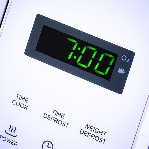 20L Electronic White Microwave.