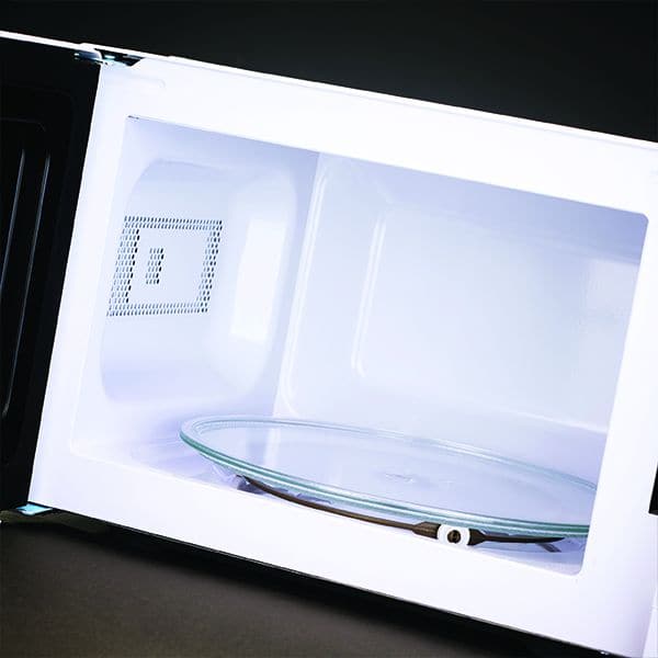 20L Electronic White Microwave.