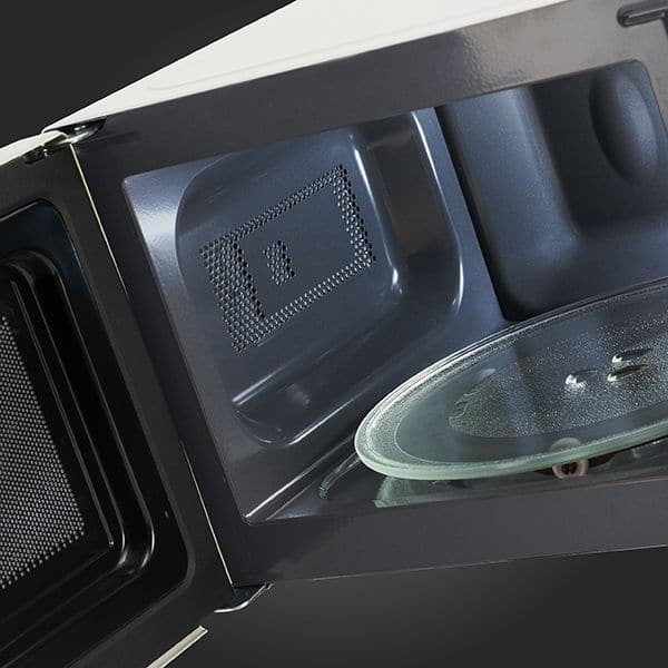 20L Manual Microwave With Mirror Finish.