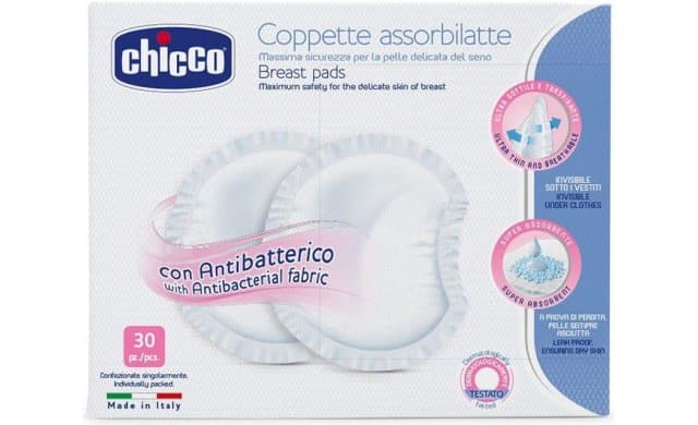 Natural Feeling Antibacterial Breast Pads 30 Pieces.