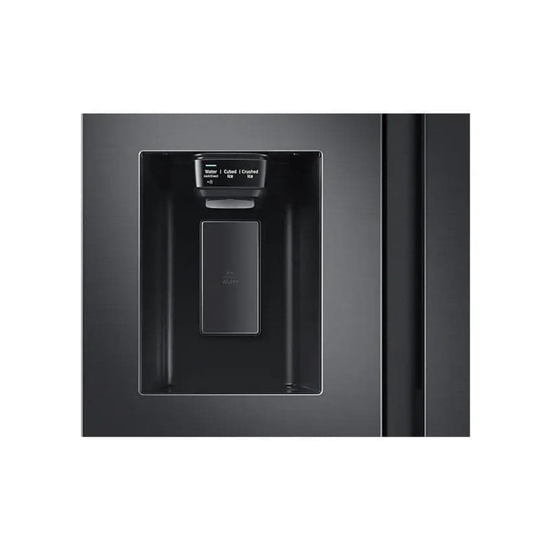 Samsung 617L Side By Side Fridge With Auto Icemaker & Dispenser - Mirror Black.