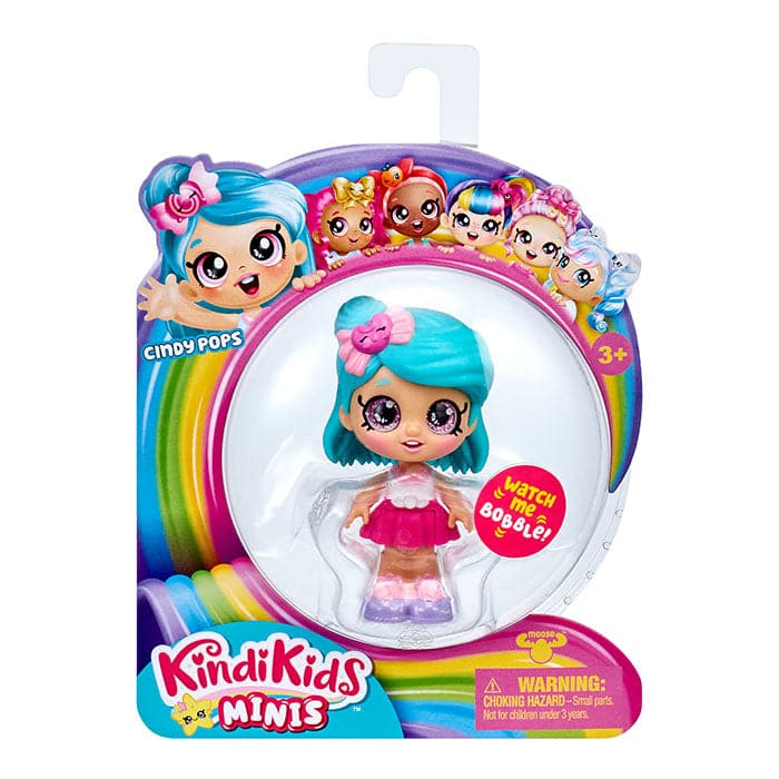 Kindi Kids Mini Bobble Head Doll.