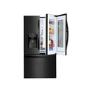 LG 624L Instaview™ French Door Fridge - Matte Black.