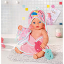 Baby Born Bath Hooded Towel Set.