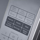 28L Electric Silver Microwave With Mirror Finish.