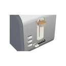 Swan Nordic 2 Slice Stainless Steel Toaster - Slate Grey.