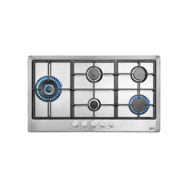 Defy 5 Gemini Gas Hob - Stainless Steel.