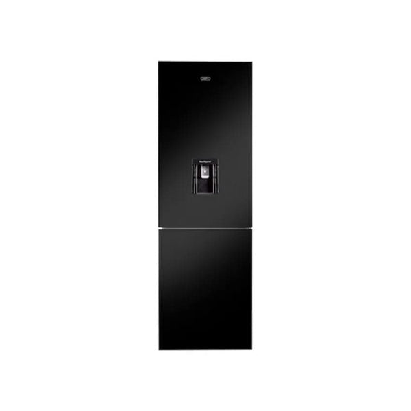 Defy 348L Eco Bottom Freezer Fridge - Black Glass.