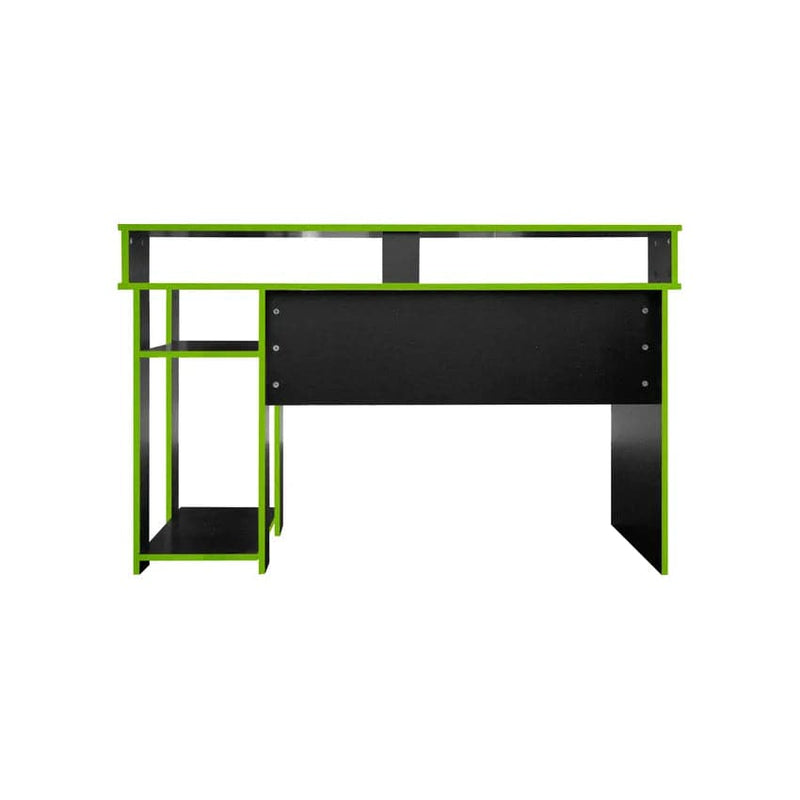 Linx Gaming Monitor Desk - Black / Green.