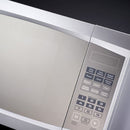 30L Electric Silver Microwave With Mirror Finish.