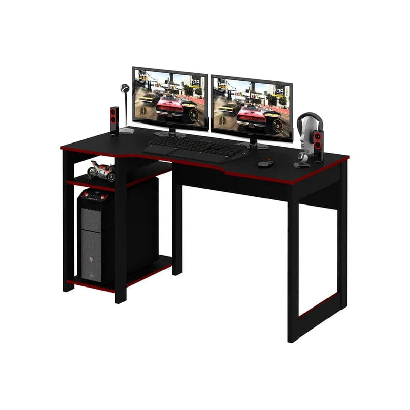 Linx Gaming Desk - Black / Red.